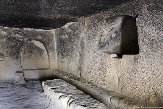 Столовая в мужском монастыре Гёреме.