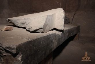 Пирамида Усеркафа, остатки саркофага. Ка