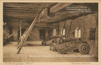 Пушки в замке Марксбург, 1920г.