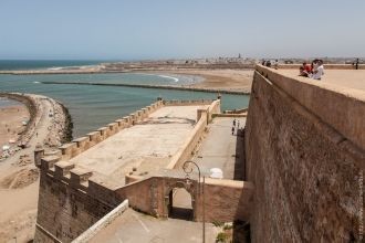 Вид со смотровой площадки Касба Удайя.