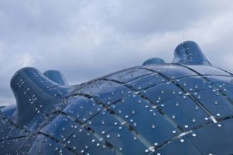 Необычным является материал, из которого