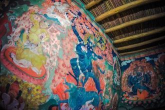 Роспись молитвенного зала монастыря. Дух