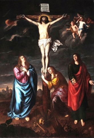 Распятие. Работа, вероятно, Johann W. Da