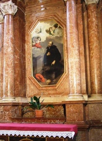 Алтарь Святого Франциска Борха. Он был в