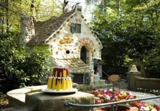 Пряничный домик, выполненный по мотивам 