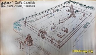 Весь храмовый комплекс построен из грани
