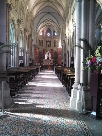 Готический стиль храма очень выразительн