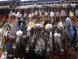 Рынок Хан-аль-Халили. Светильники на люб