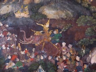 Внутренняя часть часовни расписана велик