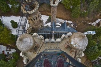 Замок Бишопа. Вид с высоты.