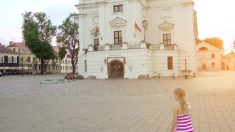 Вход в Ратушу закрывался мощными подъемн