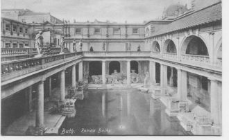 Заново построенный комплекс Римских бань