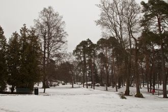Ландшафтный парк Исопуйсто зимой.