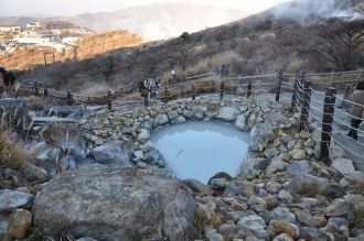 Такие яйца называются Куро-тамаго и из з