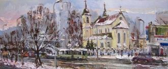 Убранство собора богатое: стены декориро