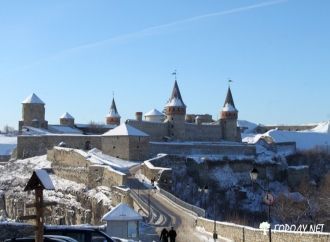 Каменец-Подольская крепость зимой