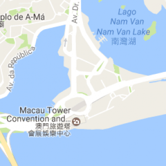 Карта Макао.
