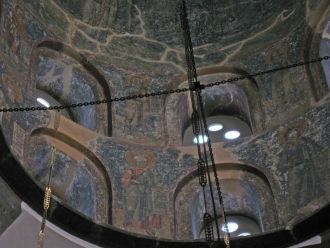 Купол украшен фреской «Вознесение Христо