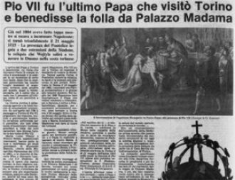 В 1815 Палаццо Мадама посещал Папа Пий V