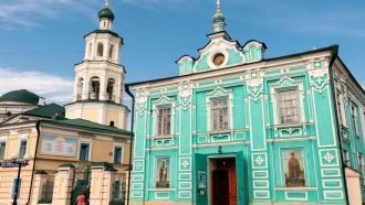 Собор построен в стиле русское барокко