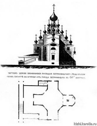 План и фасад церкви