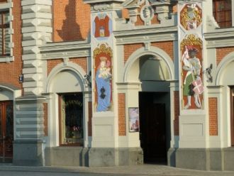 Отделка фасада дома Черноголовых.