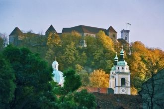 Теперь Люблянский град - главная достопр