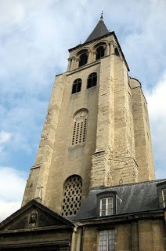 История церкви Сен-Жермен де Пре начинае