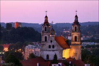 Костел Святого Архангела Рафаила с высот