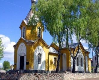 Церковь в Дзукийском национальном парке.