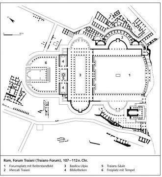 Рим, форум Траяна (107 - 112 гг. н.э.).