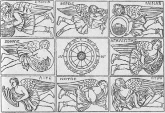 Так древние греки изображали богов ветро
