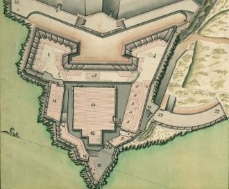 План сверху крепости Кастильо-дель-Морро