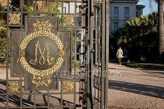 Вход в парк музея Массена в Ницце, Франц