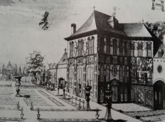 Дом Рубенса в Антверпене. Садовый фасад.
