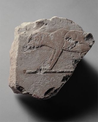 Элементы декора Храма в Абу-Гораб, добыт