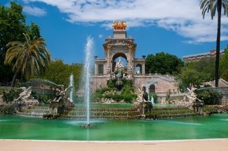 Громадный фонтан «Каскад» в стиле барокк