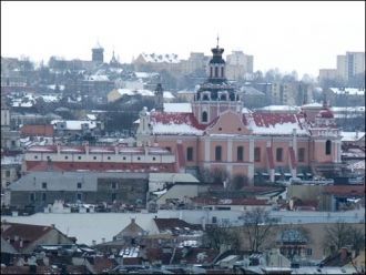 Костёл Святого Казимира. Вильнюс. Вид на
