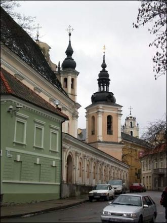 Костёл Святого Михаила. Вильнюс. Вид с у