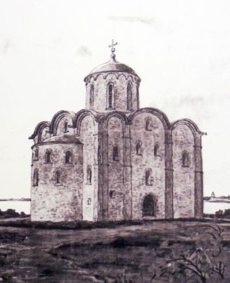 Церковь Благовещения на Городище. Реконс