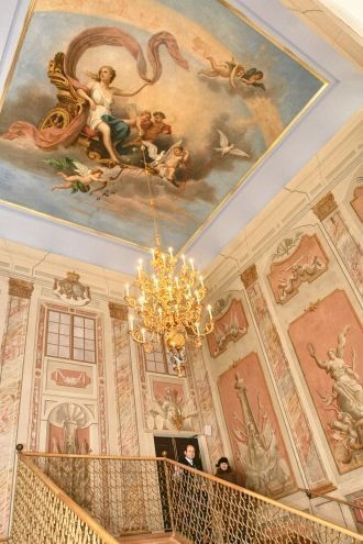 Несвижский замок, лестница.