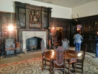 Внутренний интерьер комнаты музея о быте