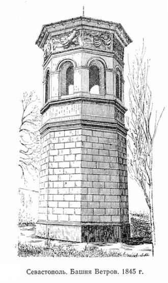 Башня ветров, 1845