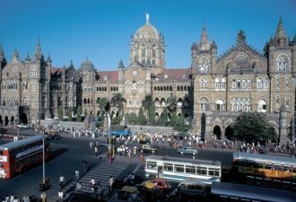 Вокзал Виктория в Мумбаи, Индия.
