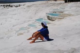 Памуккале, белоснежные ступени.