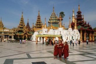 Пагода Шведагон является излюбленным мес