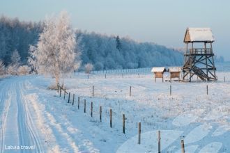 Кемерский национальный парк зимой в снег