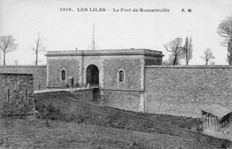 Старинное изображение форта Роменвиль.