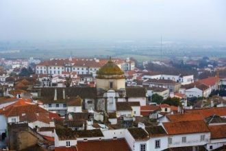 Вид на горол с Эворского собора.