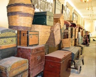 Экспонаты музея иммиграции.